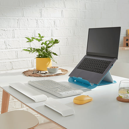 Leitz Tastatur-Handgelenkauflage – Ergo Cosy – für Tastatur – Schaumstoff – rutschfest – 437×71×22 mm – Grau
