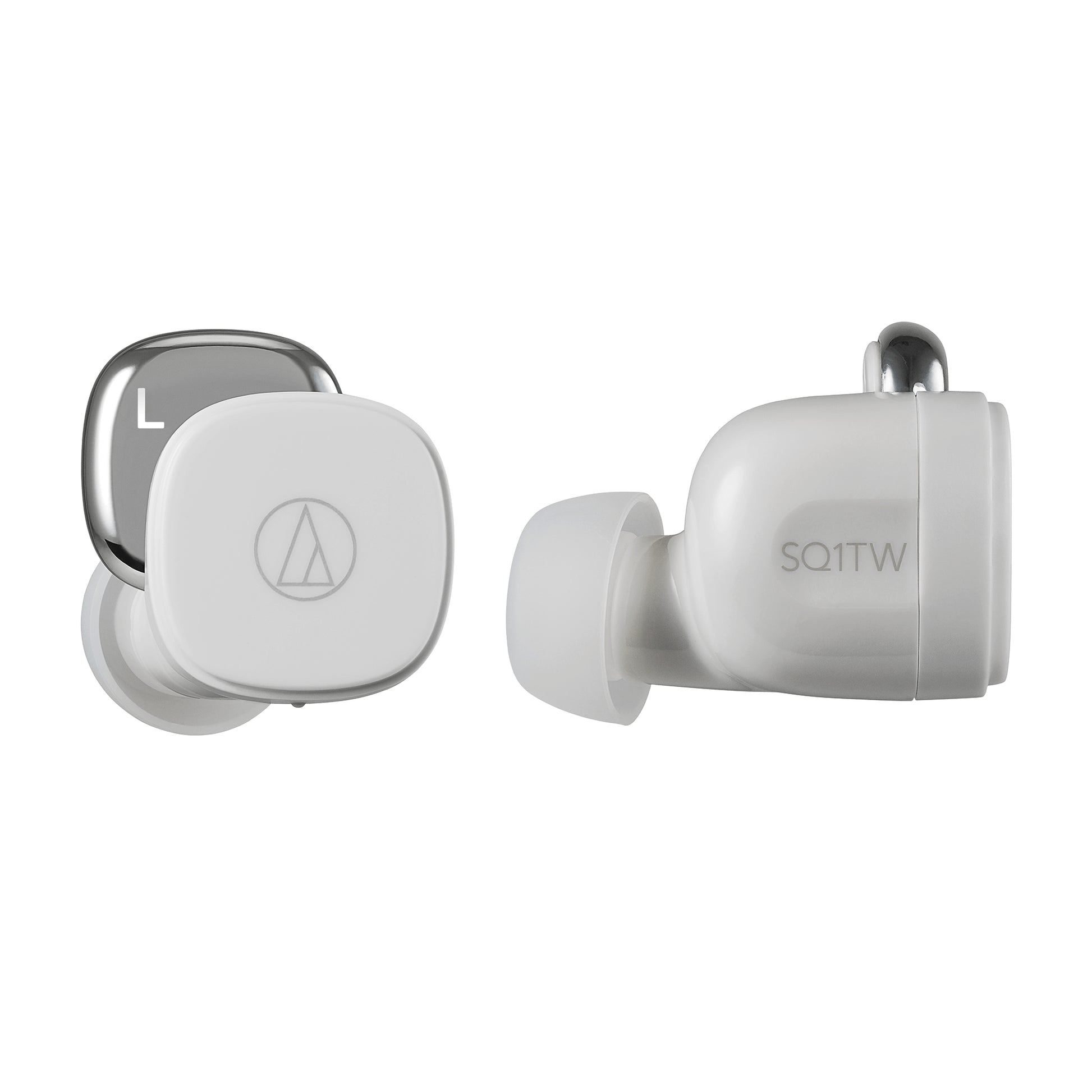 Audio-Technica ATH-SQ1TWWH – True Wireless In-Ear Kopfhörer – IPX4 – weiss – bis 13,5 h