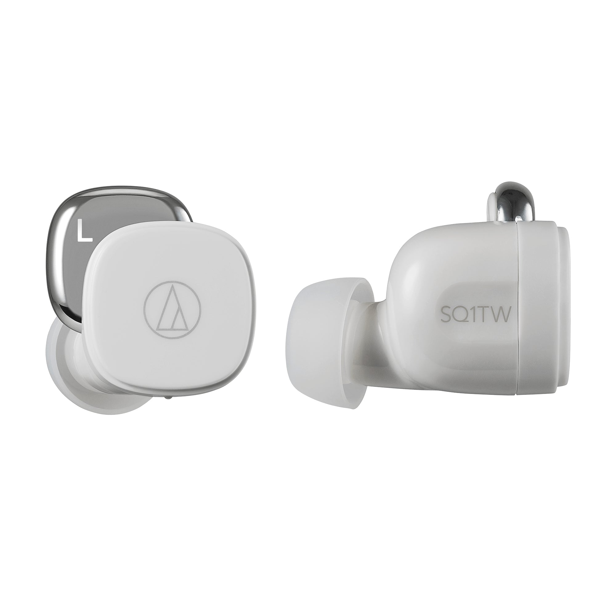 Audio-Technica ATH-SQ1TWWH – True Wireless In-Ear Kopfhörer – IPX4 – weiss – bis 13,5 h