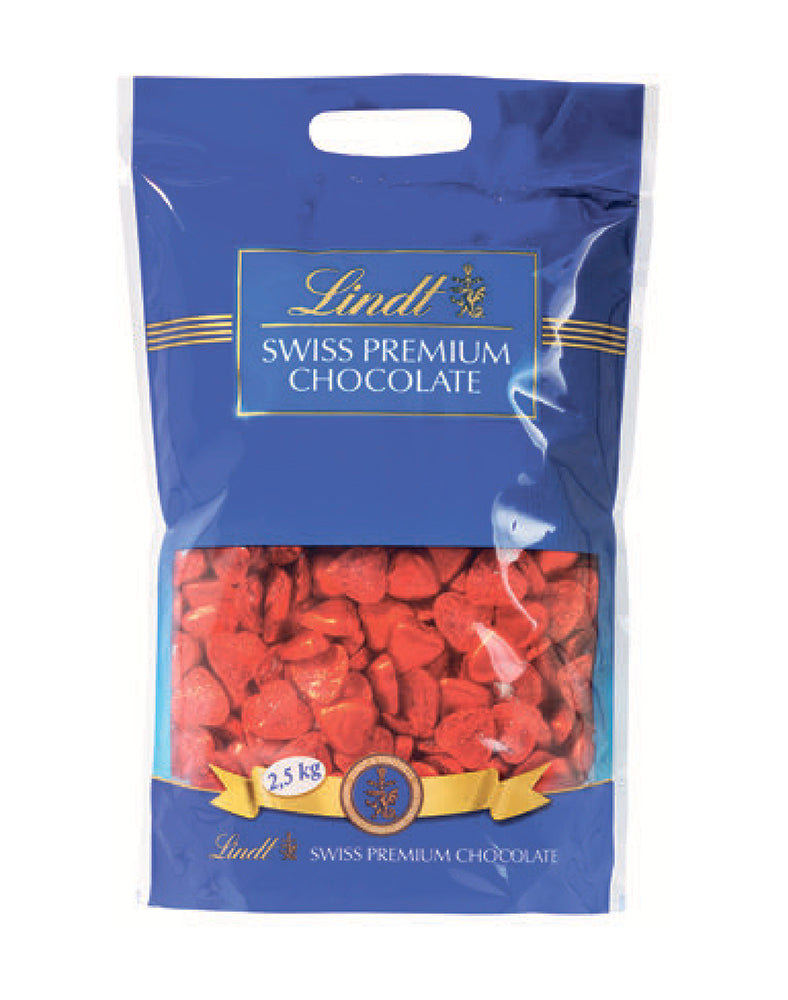 Lindt Schokoladensnack Herzli – Milch, 500 × 5 g (2,5 kg)