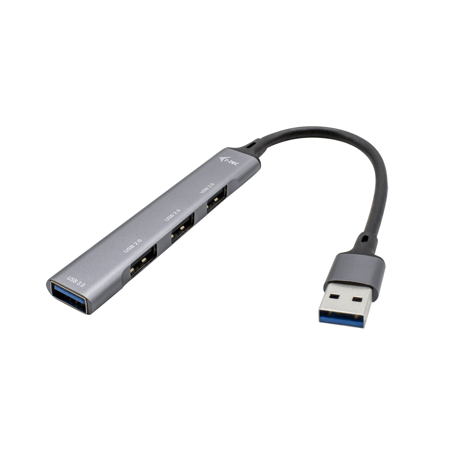 i-tec USB-Hub – USB-A, 1× USB 3.0, 3× USB 2.0, für Windows/Mac/Linux