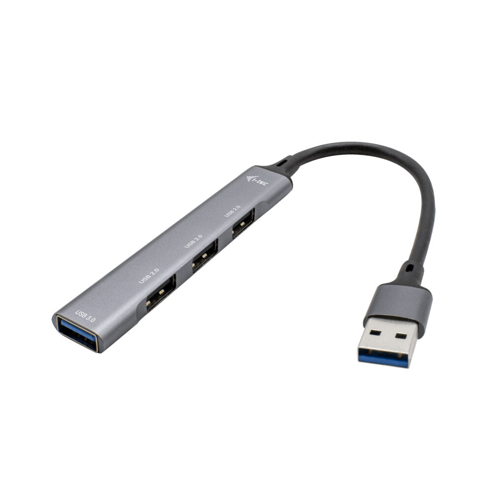 i-tec USB-Hub – USB-A, 1× USB 3.0, 3× USB 2.0, für Windows/Mac/Linux