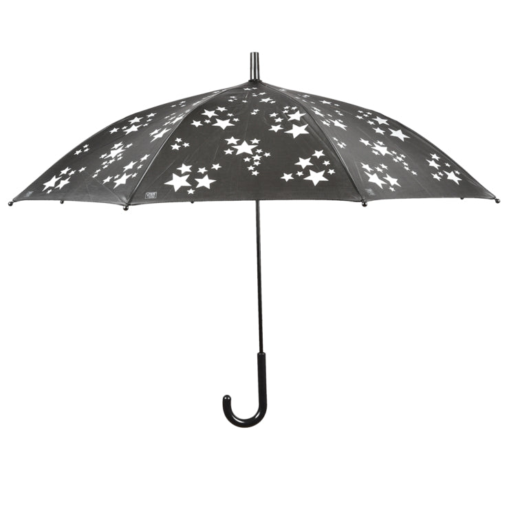 Esschert Design Stockschirm ReflektorSterne – Ø 87,5 cm, L 87,5 cm – weiss