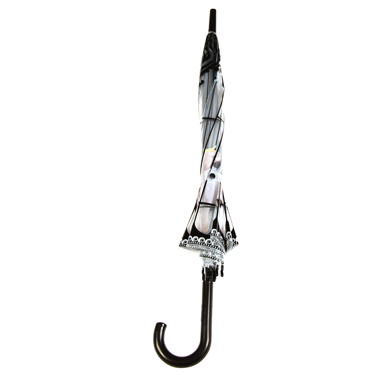 Esschert Design Stockschirm TP321 – Ø 81 cm, L 83.3 cm – Transparenter Vogelkäfig
