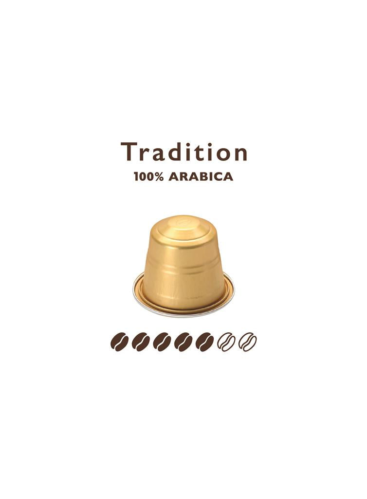Chicco d'Oro Tradition – Kapseln für Nespresso – Espresso, 100% Arabica, 30 Kapseln