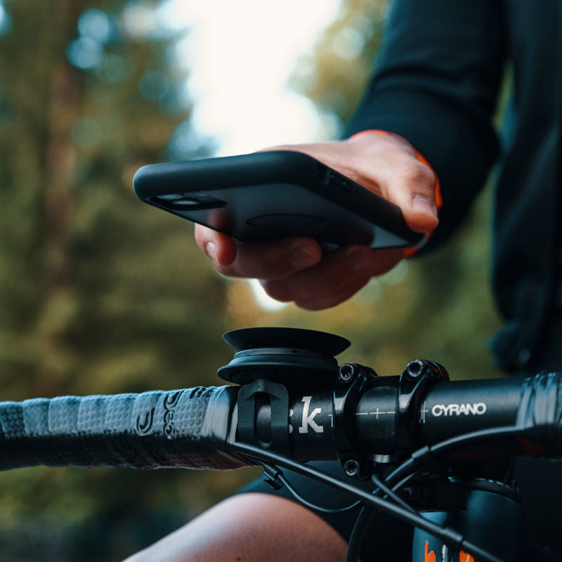FIDLOCK Vacuum Lenkerbasis – Fahrrad-/Motorradhalterung – Lenker, verschraubt – Schwarz