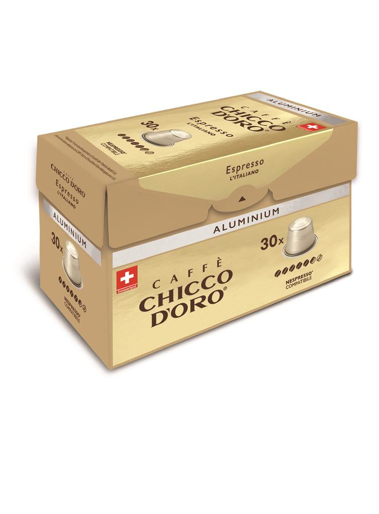 Chicco d'Oro Kapseln für Nespresso – Café Crème, 30 Kapseln
