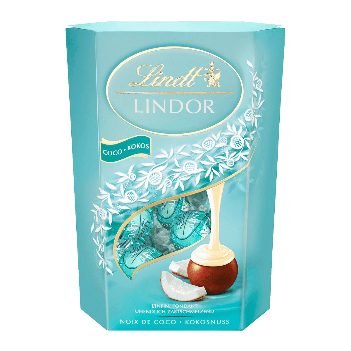 Lindt LINDOR Kugeln – Kokos – 200 g