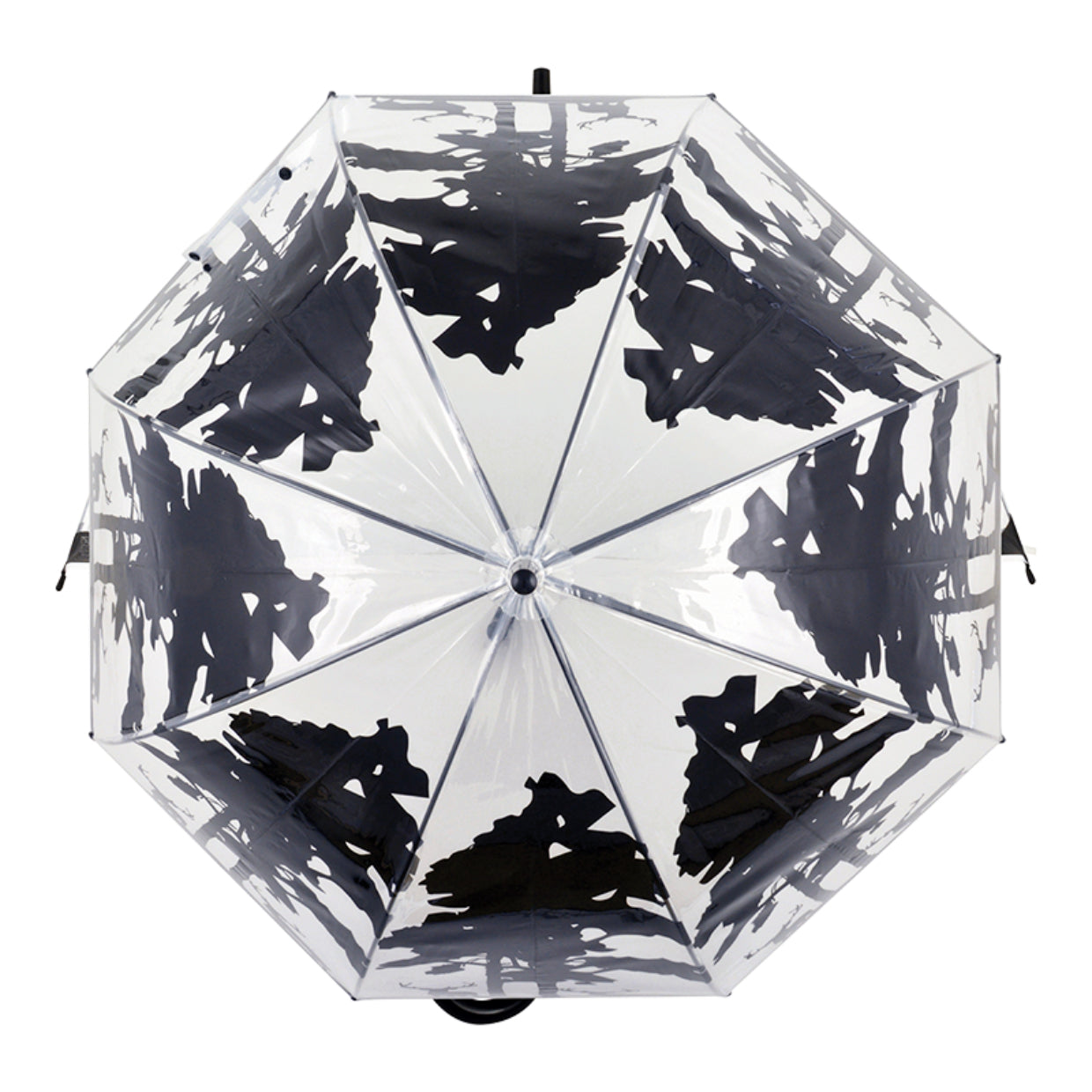 Esschert Design Stockschirm – Ø 80 cm, L 80,6 cm – transparent Wald