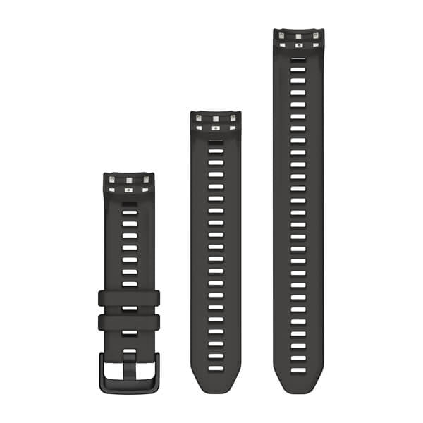 Garmin Armband – Silikon Anthrazit, 20 mm, für Instinct 2S