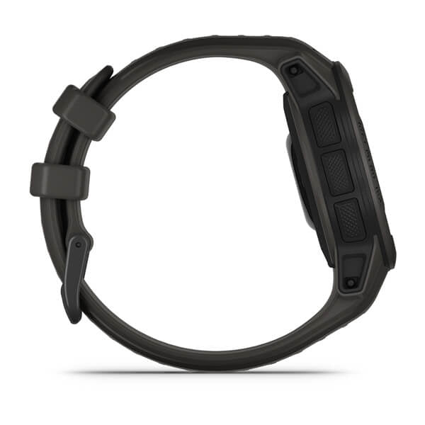 Garmin Instinct 2S Solar 40 mm GPS – Polymer Graphit, Sportarmband, 100 m, für Android, iOS
