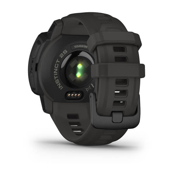 Garmin Instinct 2S Solar 40 mm GPS – Polymer Graphit, Sportarmband, 100 m, für Android, iOS