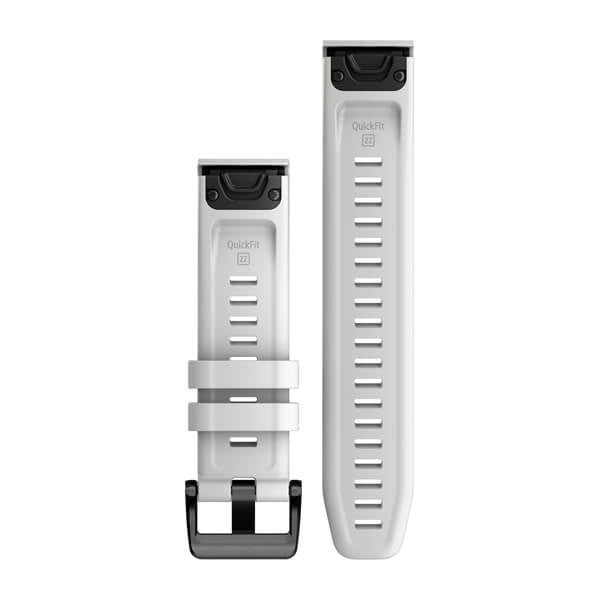 Garmin QuickFit 22 mm – Silikon, Carrera White, für epix Gen 2