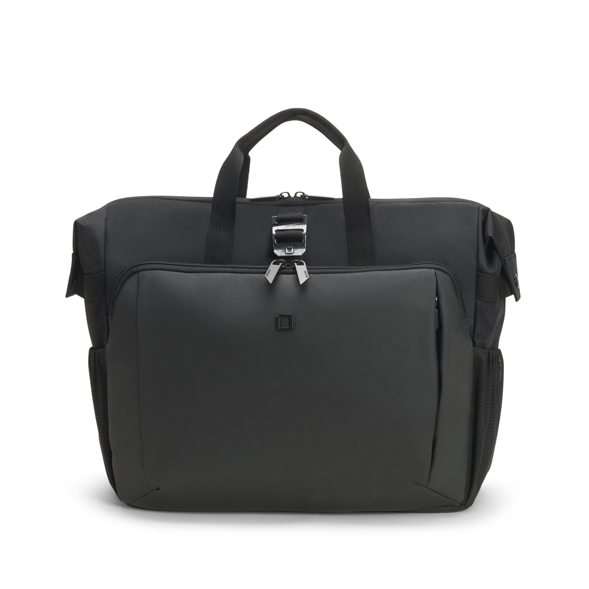 DICOTA Notebook-Tasche bis 15,6" – mit Tablet-Fach, aus 600D rPET – Schwarz
