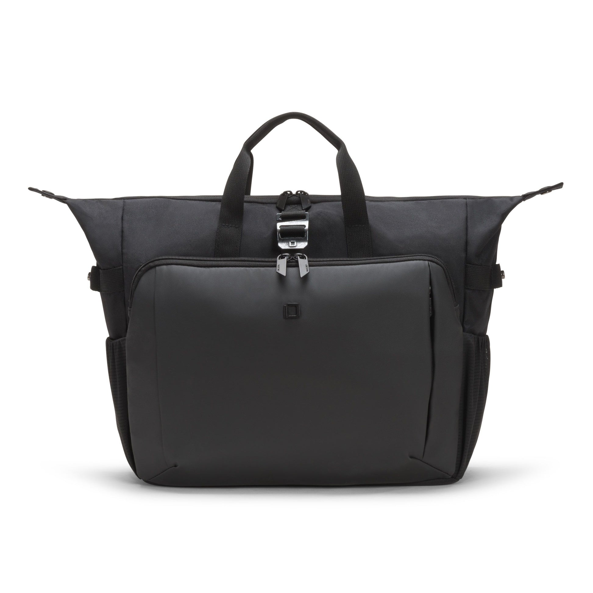 DICOTA Notebook-Tasche bis 15,6" – mit Tablet-Fach, aus 600D rPET – Schwarz