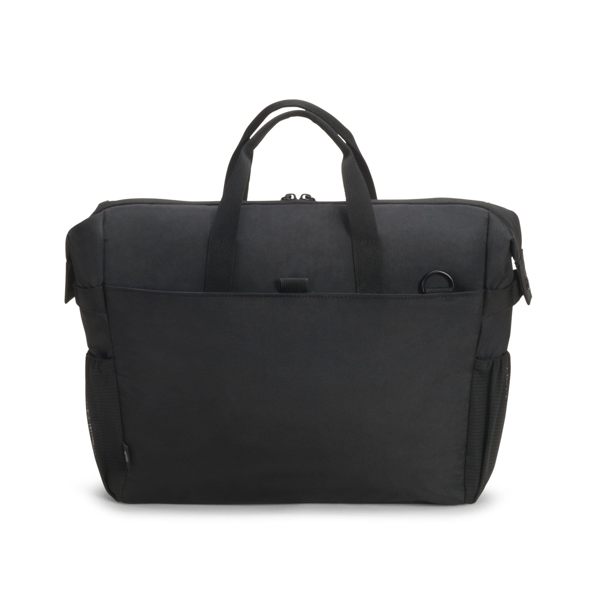 DICOTA Notebook-Tasche bis 15,6" – mit Tablet-Fach, aus 600D rPET – Schwarz
