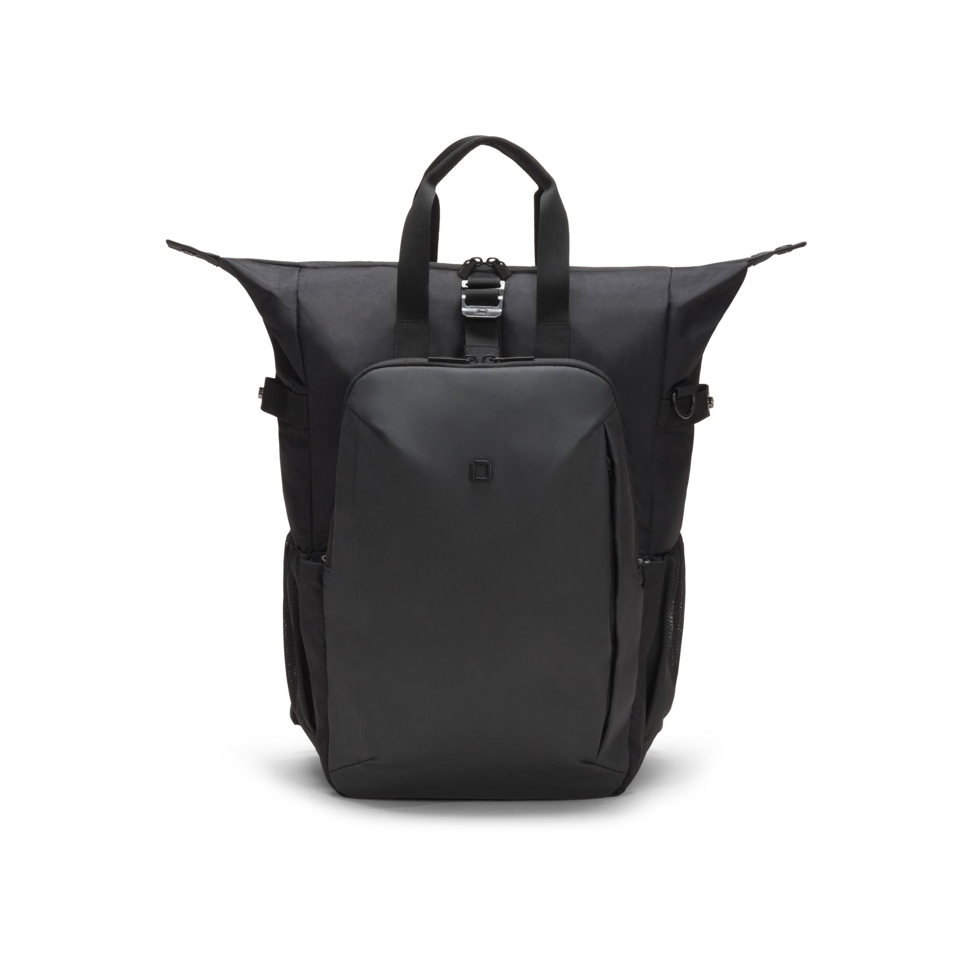 DICOTA Notebook-Rucksack bis 15,6" – Tablet-Fach, aus recyceltem PET – Schwarz