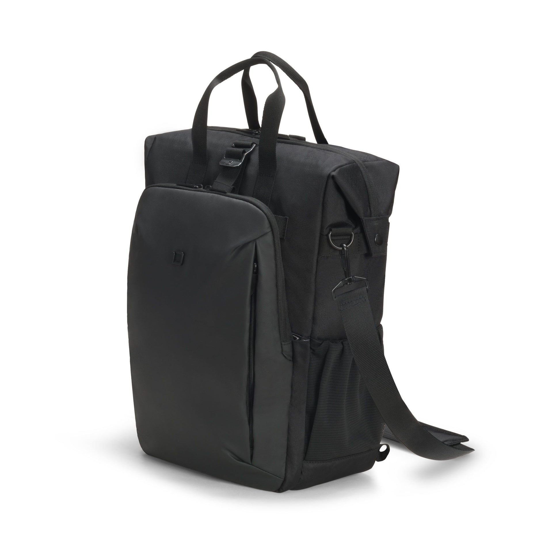 DICOTA Notebook-Rucksack bis 15,6" – Tablet-Fach, aus recyceltem PET – Schwarz