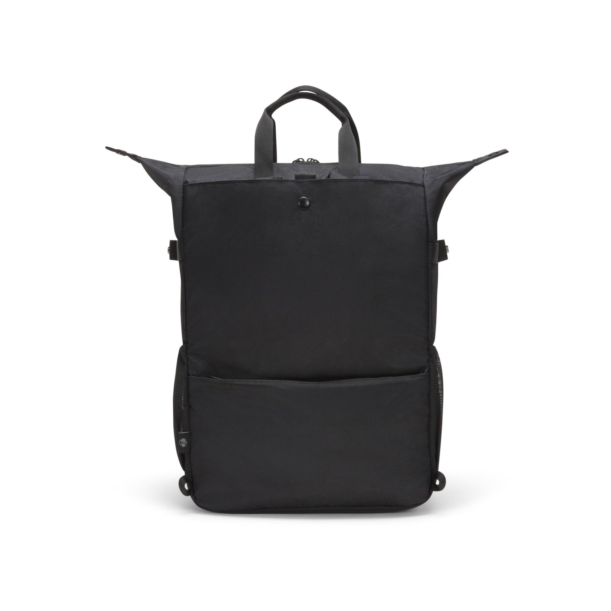 DICOTA Notebook-Rucksack bis 15,6" – Tablet-Fach, aus recyceltem PET – Schwarz