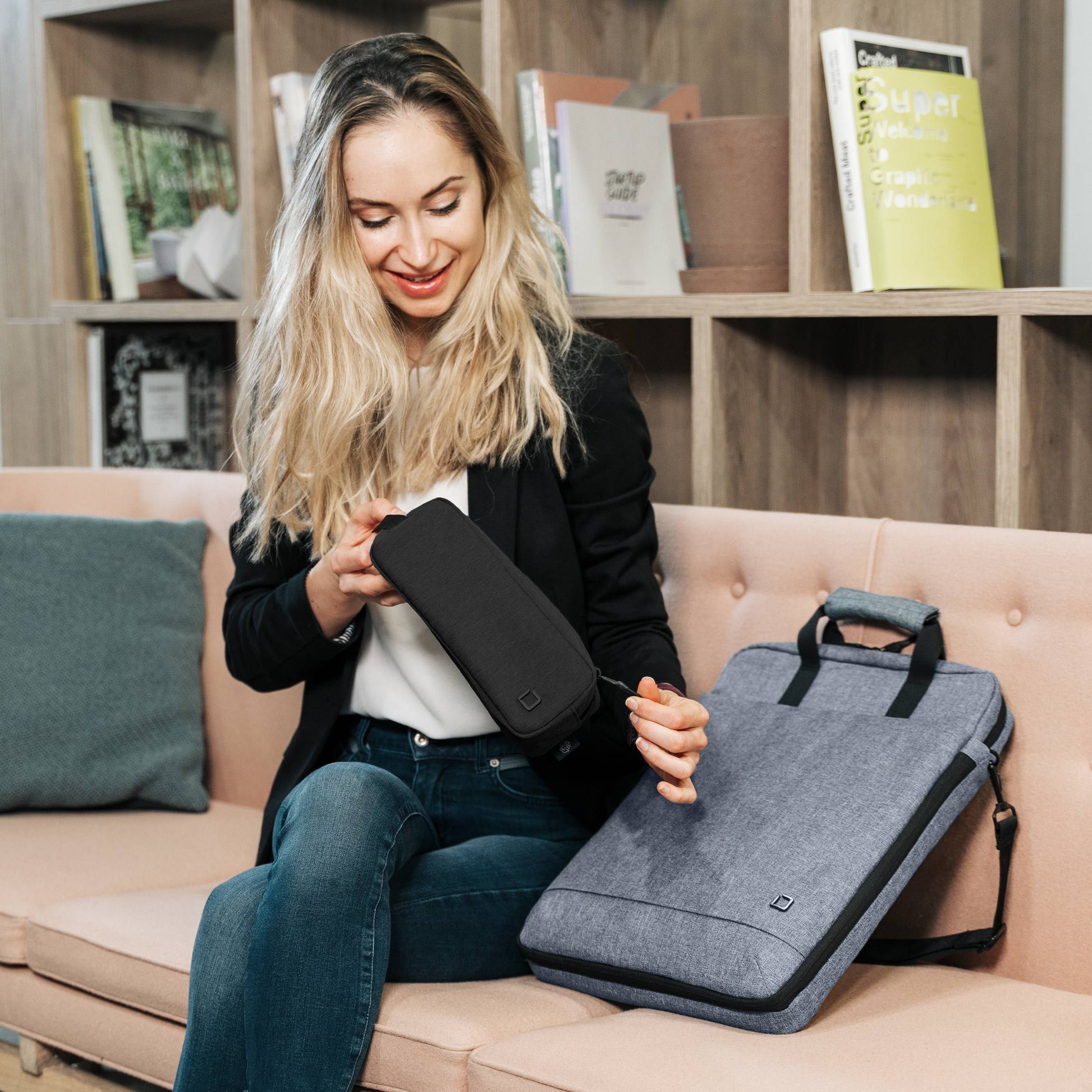 DICOTA Eco Accessories Pouch Motion Zubehörtasche – Schwarz
