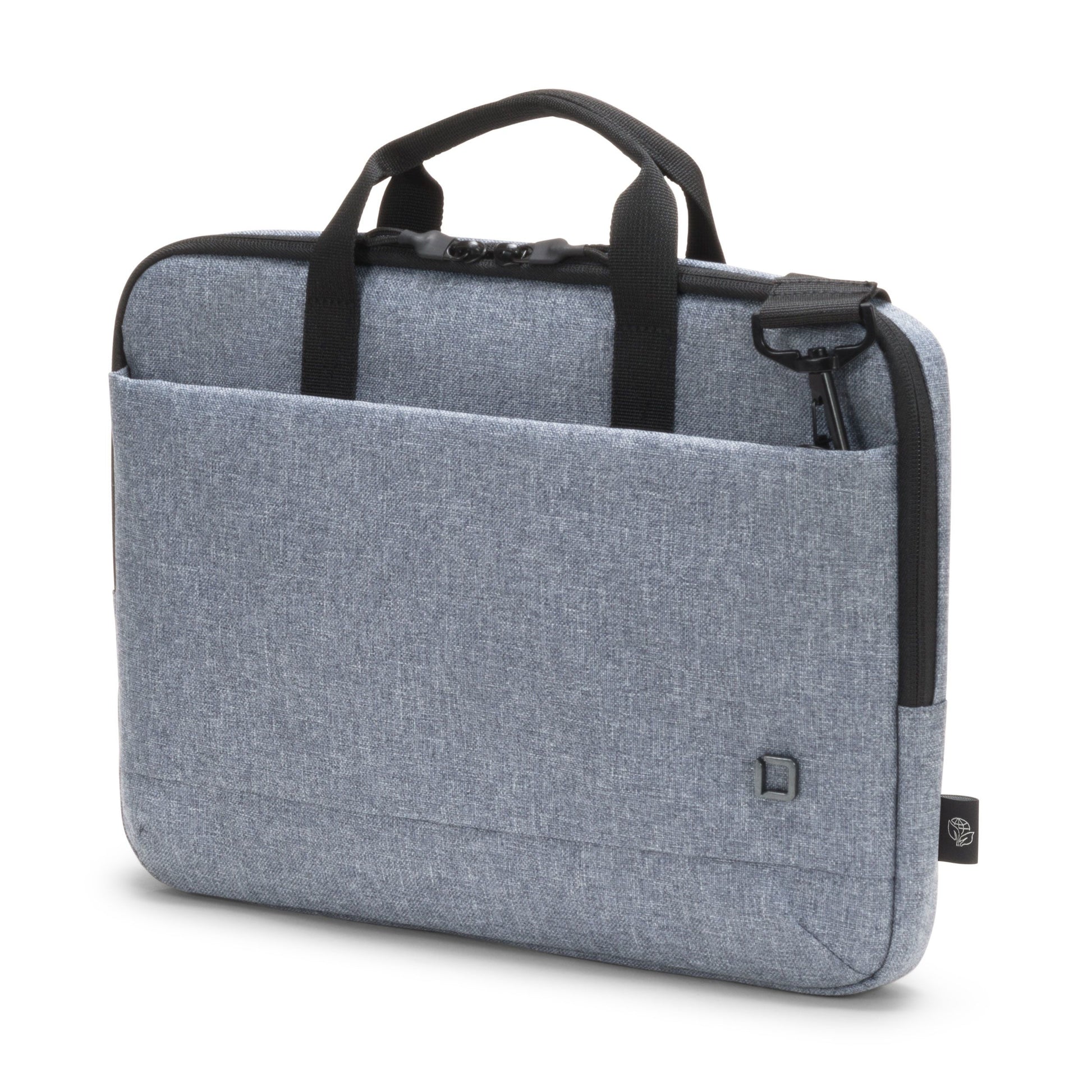 DICOTA Notebook-Tasche bis 15,6" – mit Tragegriff, abnehmbarem Schultergurt – Blau