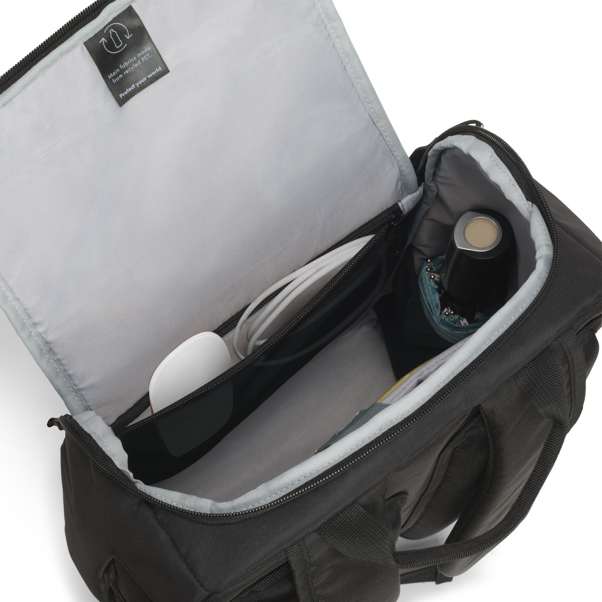 DICOTA Notebook-Rucksack bis 15,6" – 23 l, Tablet-Fach – Schwarz