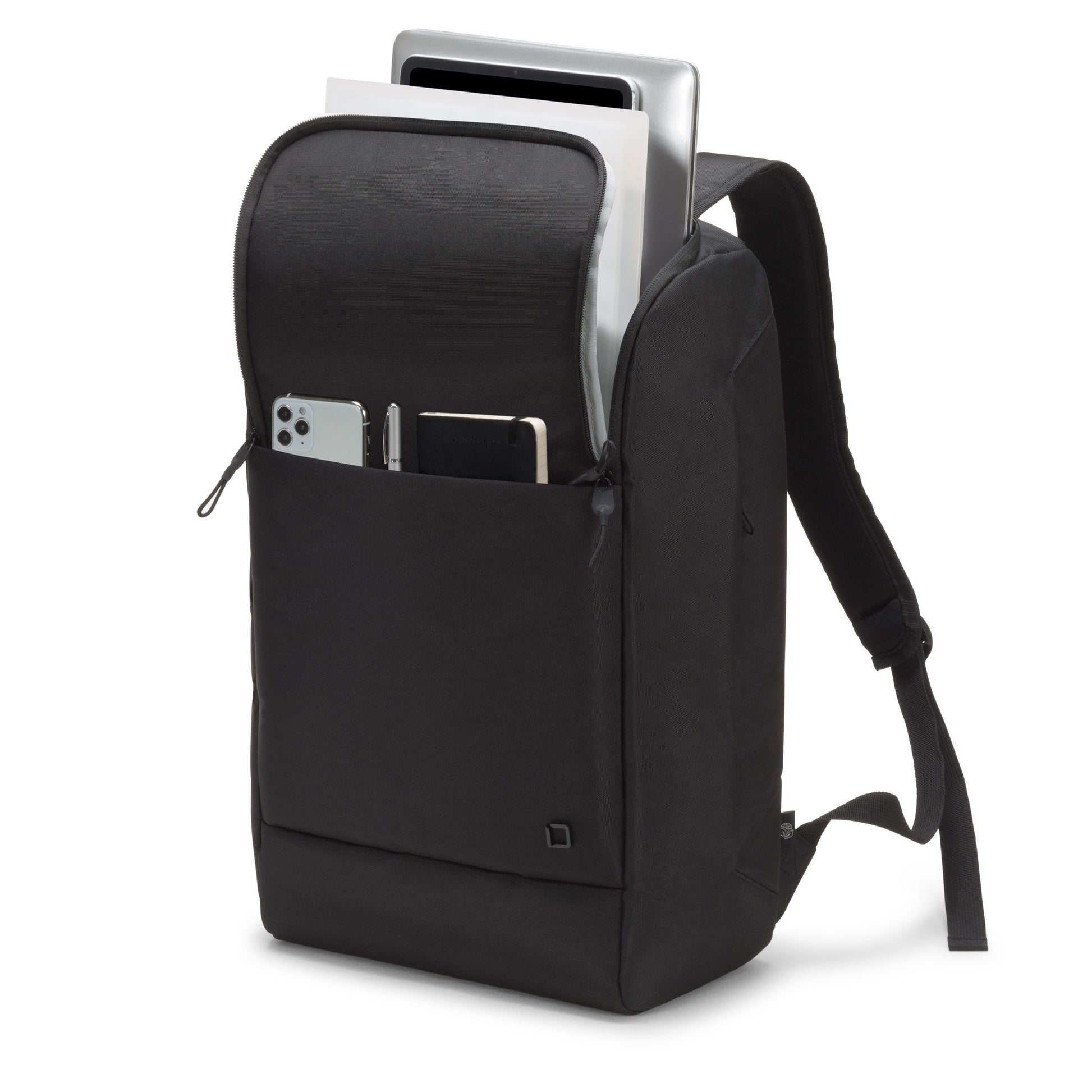 DICOTA Notebook-Rucksack bis 15,6" – 23 l, Tablet-Fach – Schwarz