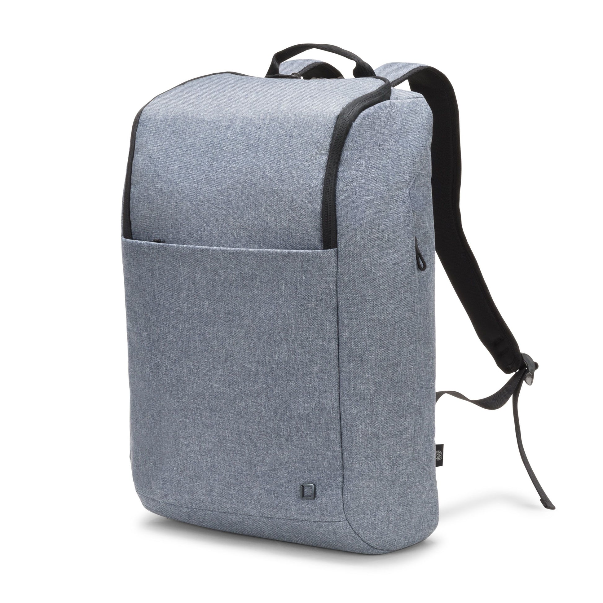 DICOTA Notebook-Rucksack Eco MOTION – mit Tablet-Fach, rPET-Polyester – Blue Denim, 325 × 475 × 150 mm