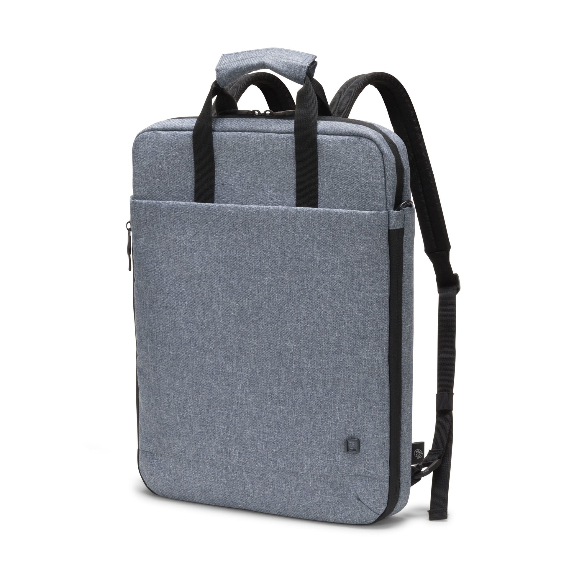 DICOTA Eco MOTION Notebook-Tasche bis 15,6" – 600D rPET, Schultergurt – Blau
