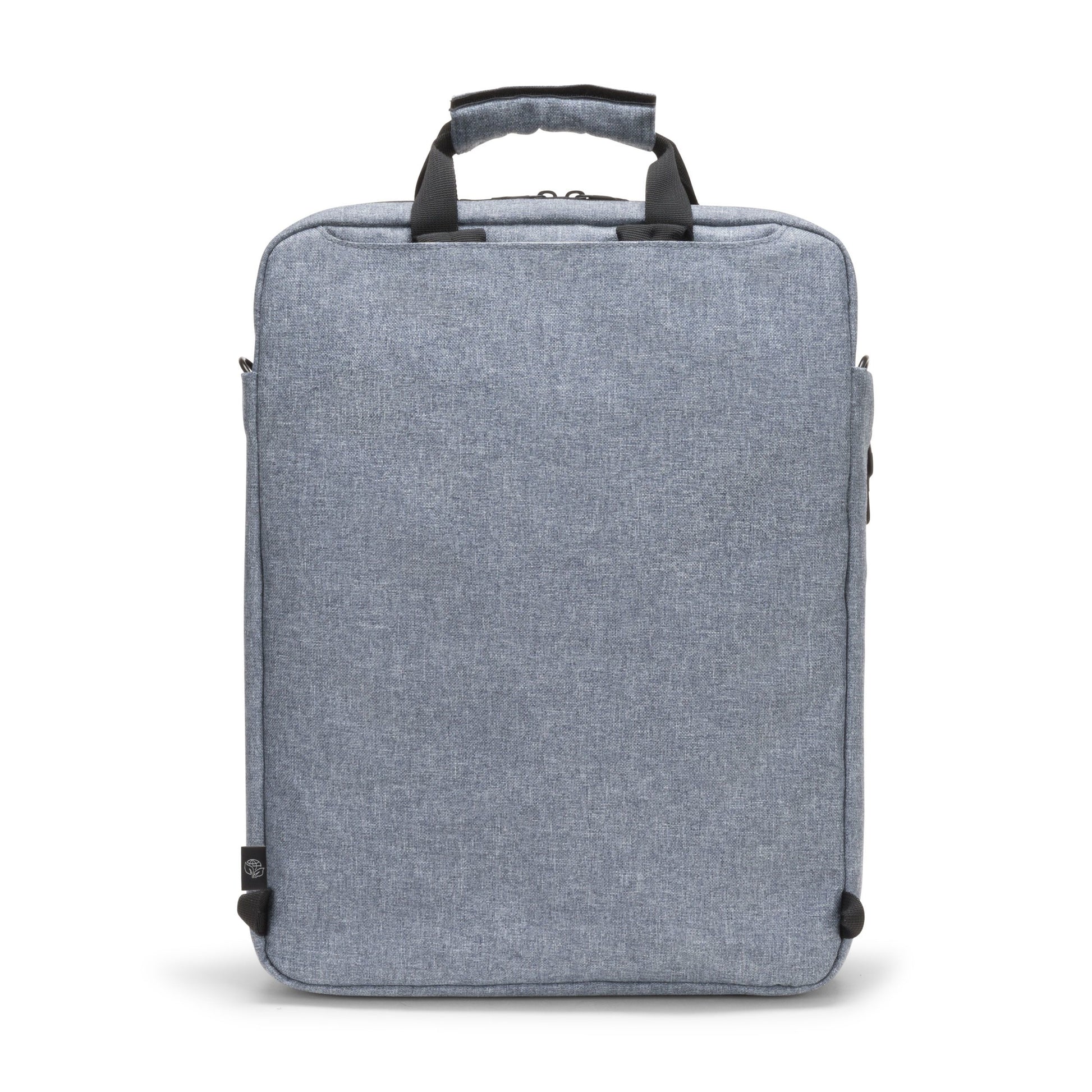DICOTA Eco MOTION Notebook-Tasche bis 15,6" – 600D rPET, Schultergurt – Blau