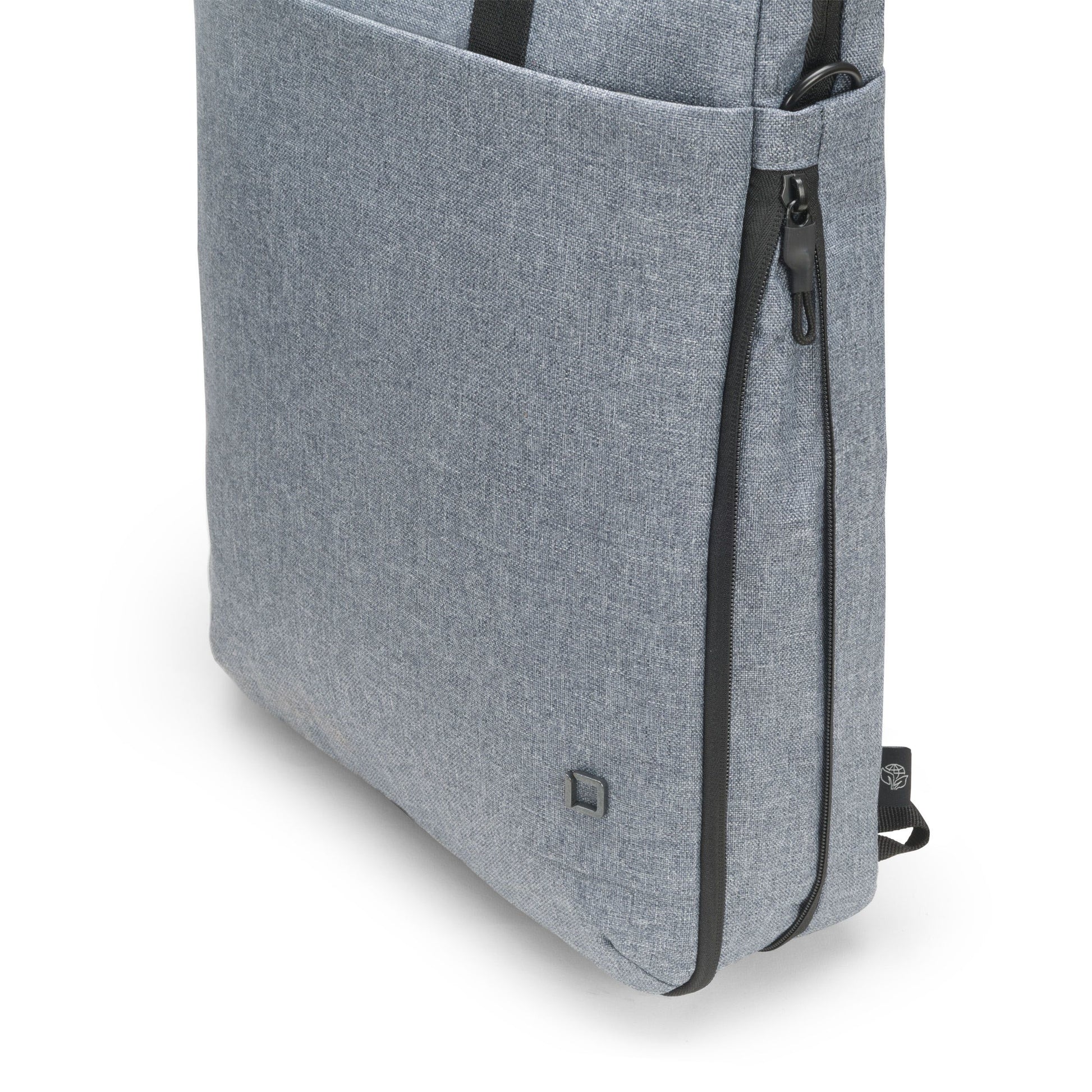 DICOTA Eco MOTION Notebook-Tasche bis 15,6" – 600D rPET, Schultergurt – Blau