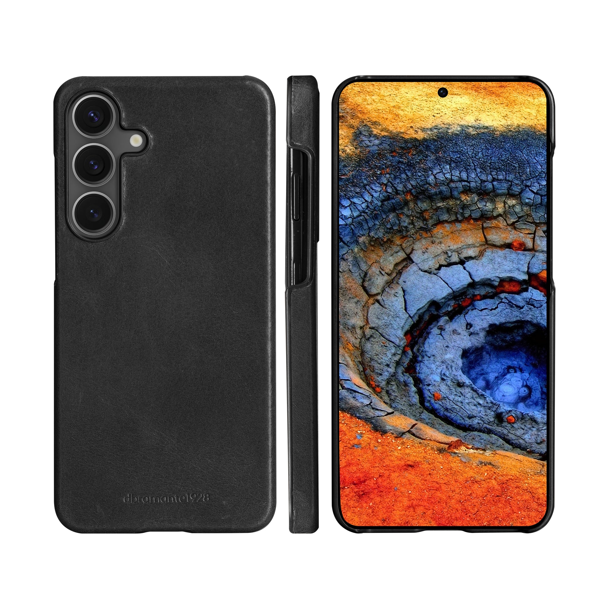 dbramante1928 Lynge Folio – für Galaxy S25+, Schwarz, Leder, mit Kartenfach