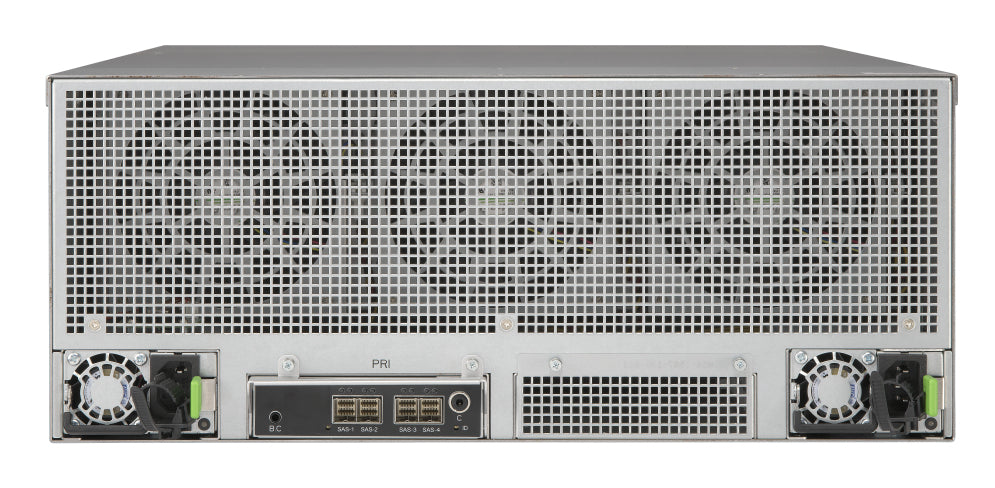 QNAP TL-R6020SEP-RP – 60-Bay Rack 4U JBOD – redundantes Netzteil, für 3,5" HDD/SSD, SAS/SATA