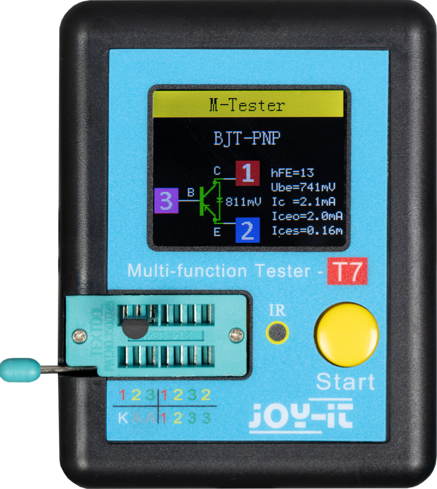 Joy-iT JT-LCR-T7 – Multimeter – Kapazität 0,025–100000000 nF, Widerstand 0,01–50 Ω