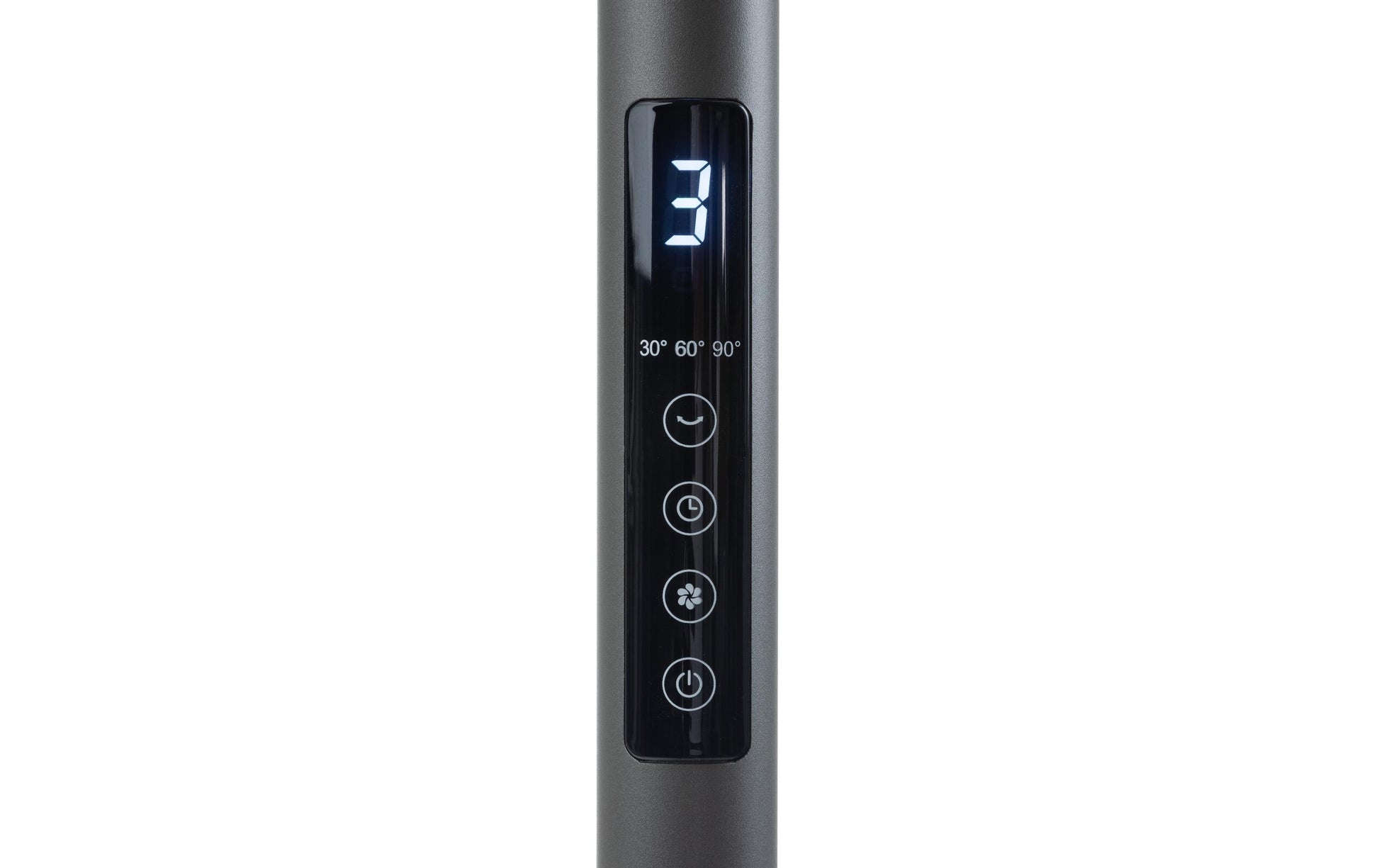 Furber. FURBER Standventilator Vayu-Touch Maxi – 35 cm, 8 Stufen, oszillierend, Timer, Fernbedienung, 20 W, Grau