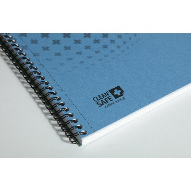 Clairefontaine Spiralheft A4, kariert (5 mm), 60 Blatt, mikroperforiert, 90 g/m² – blau