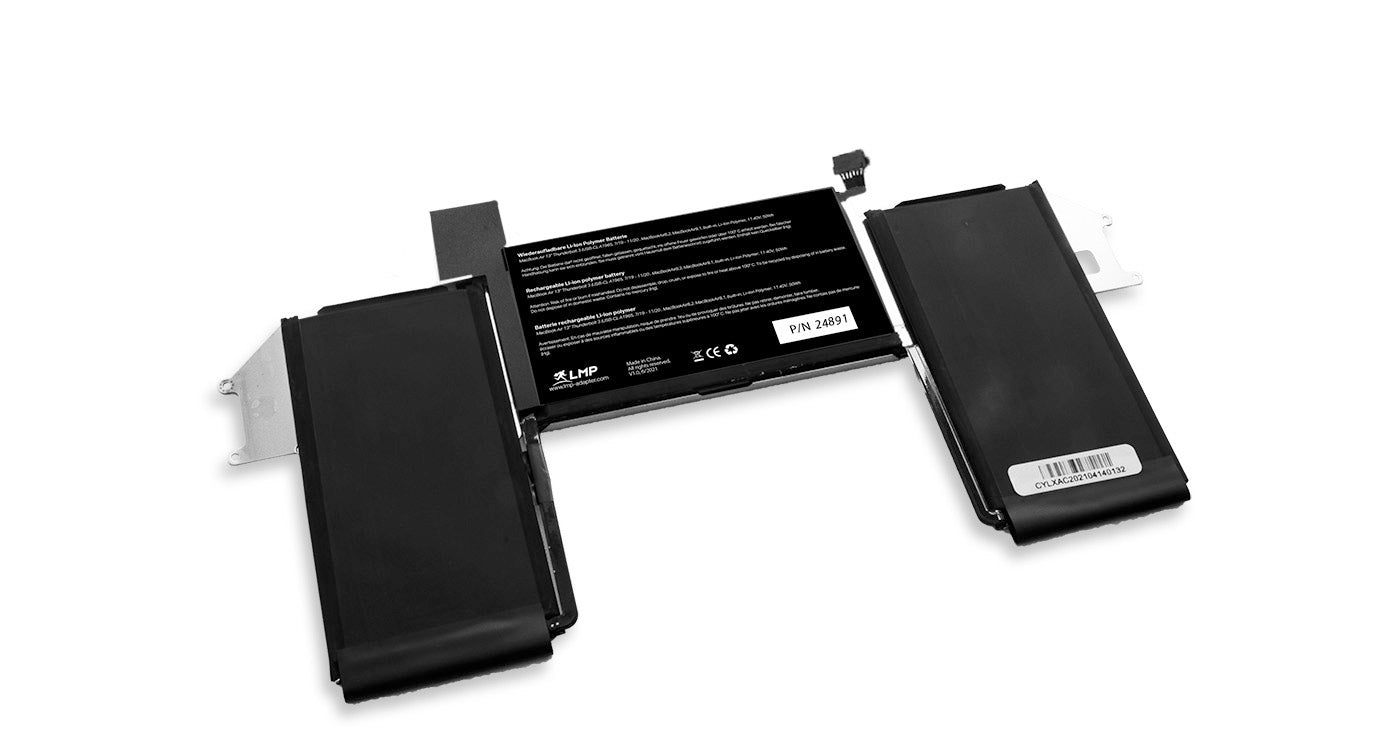 LMP Notebook-Akku – für MacBook Air (M1, 2020) – 55 Wh, 11,4 V (Li-Po) – Schwarz