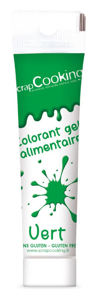 ScrapCooking Lebensmittelfarbe Gel Grün – glutenfrei – 20 g