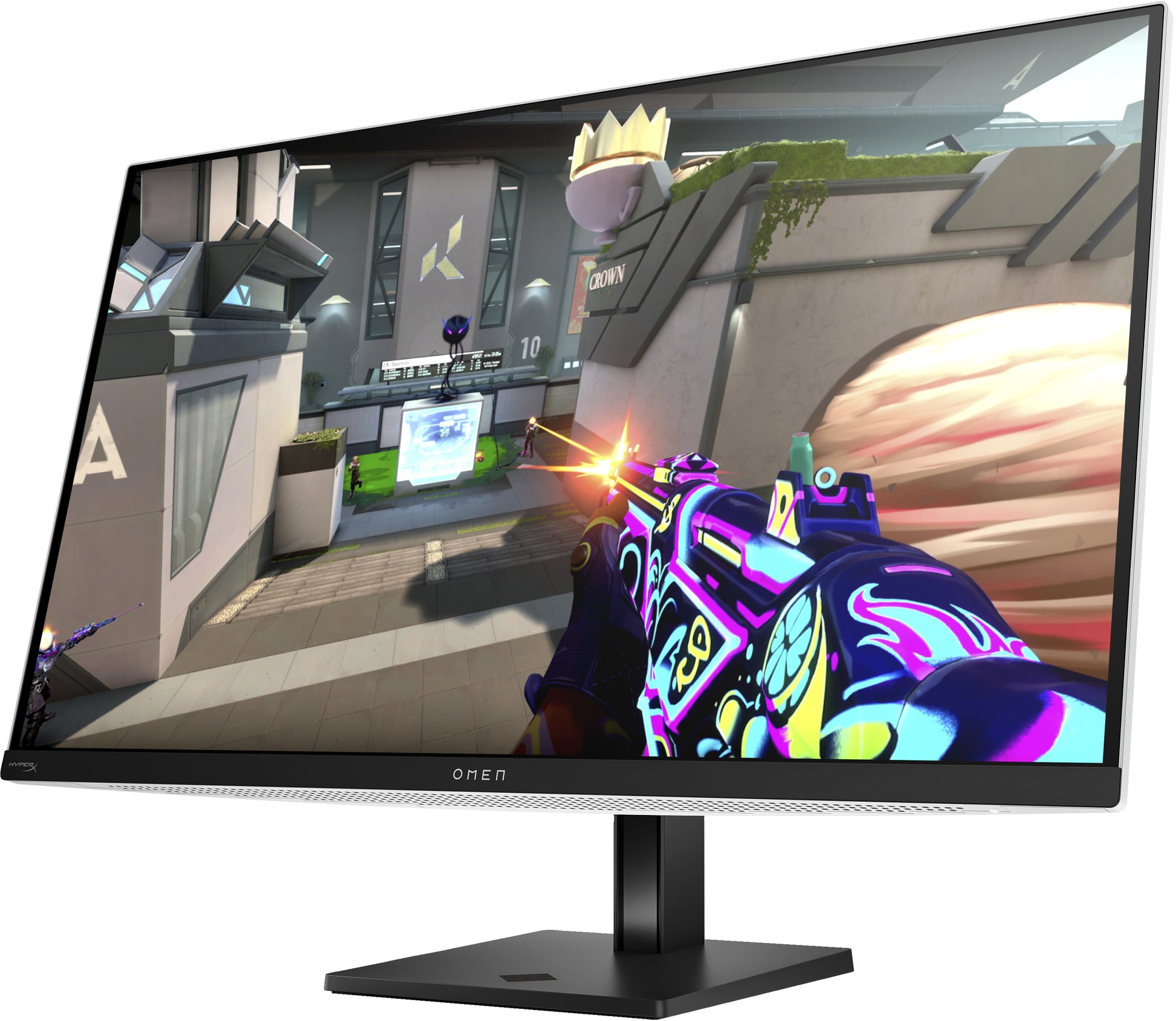 HP OMEN Transcend 32 – 31,5", 3840 × 2160 (4K), OLED, 240 Hz, USB-C 140 W, KVM, DisplayHDR 400