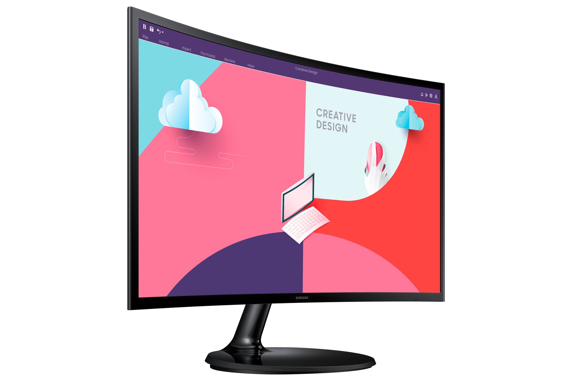 Samsung S27C364Eau – Monitor, 27", 1920 × 1080 (Full HD), VA, 75 Hz, 250 cd/m², VESA 75 × 75, Schwarz