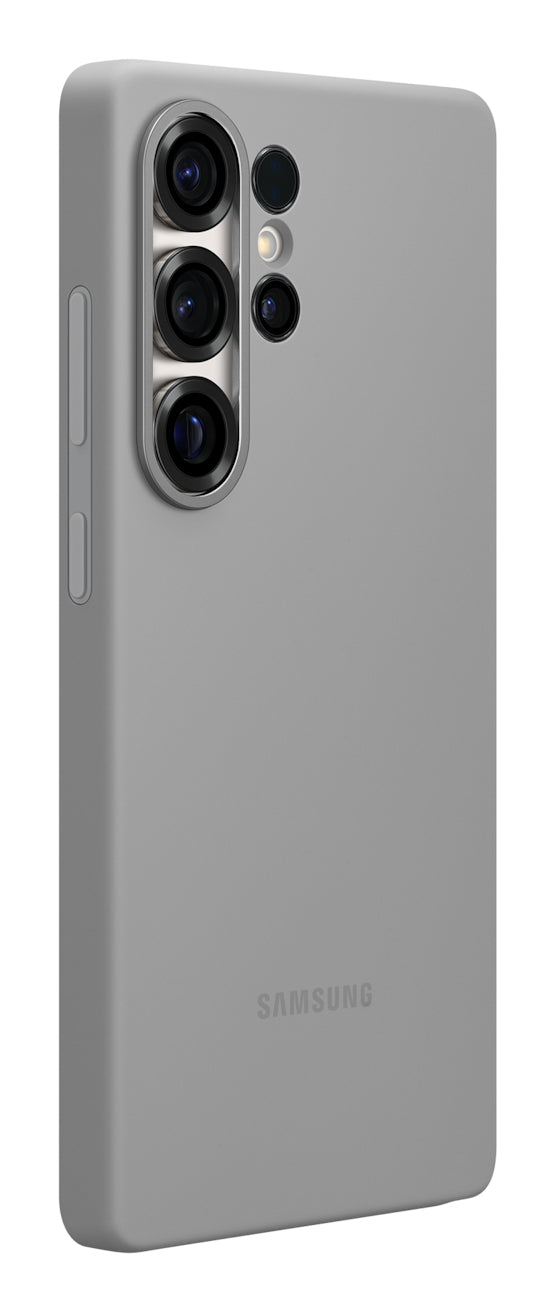Samsung Backcover – für Samsung Galaxy S25 Ultra – grau – Silikon – stossfest