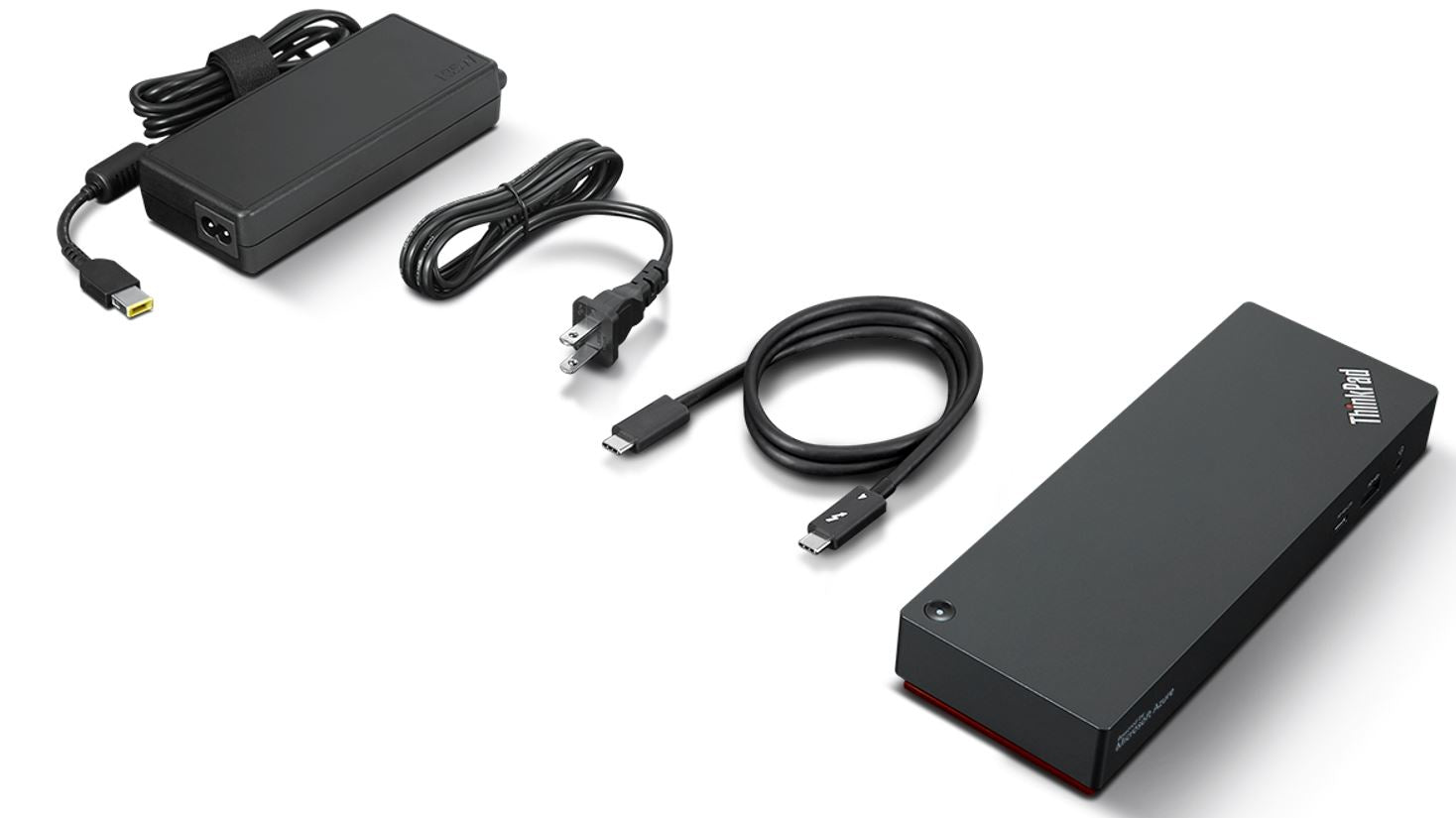 Lenovo ThinkPad Dockingstation – Thunderbolt 4, 2× DP, 1× HDMI, 4× USB-A, 1× USB-C, 3,5 mm Audio, für Windows