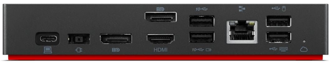 Lenovo ThinkPad Dockingstation – Thunderbolt 4, 2× DP, 1× HDMI, 4× USB-A, 1× USB-C, 3,5 mm Audio, für Windows
