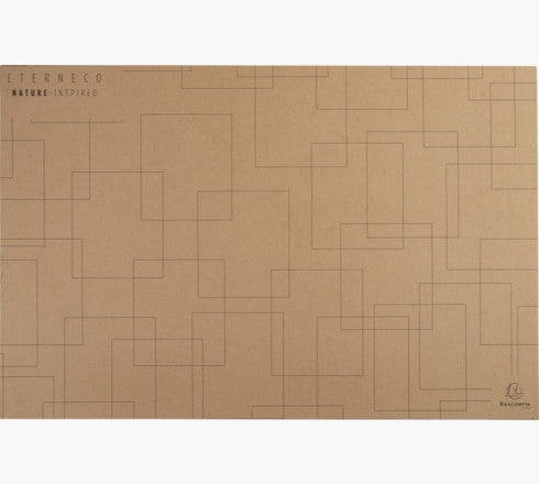 Exacompta Schreibunterlage Eterneco – Geometrie – 585 × 385 mm – Karton, ohne Weichmacher