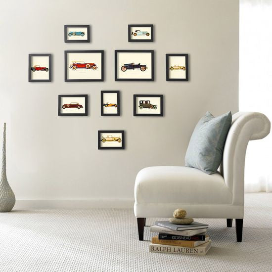 Songmics Bilderrahmen – für 20 × 25 cm – 10-teilig – MDF & Kunststoff, schwarz
