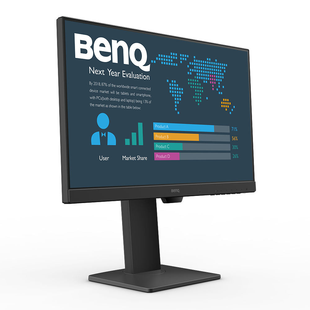 BenQ BL2486TC – Monitor, 24" 1920 × 1080 (Full HD), IPS, 100 Hz, USB-C Hub