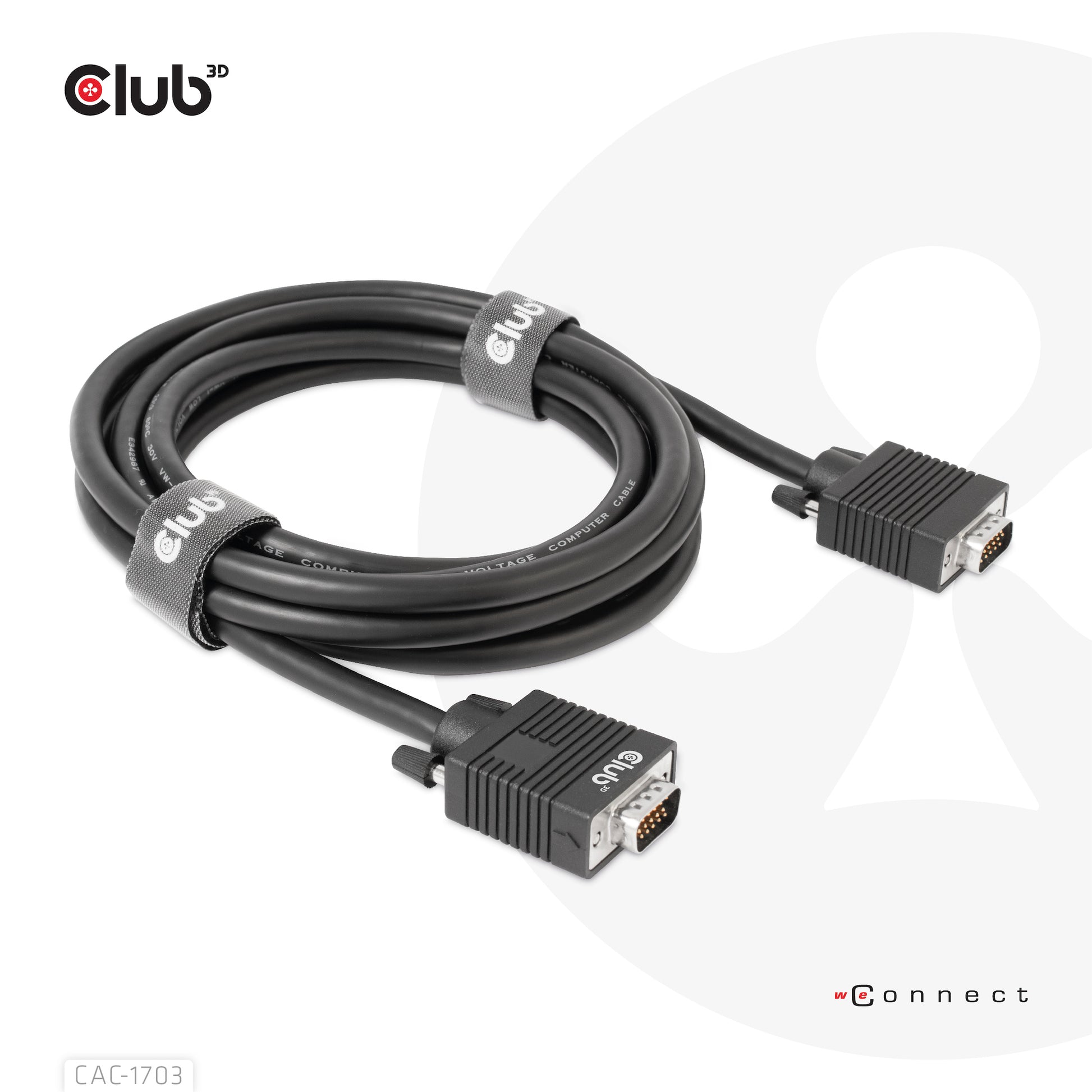 CLUB3D VGA Kabel (VGA M–M) – 1080p – 3 m