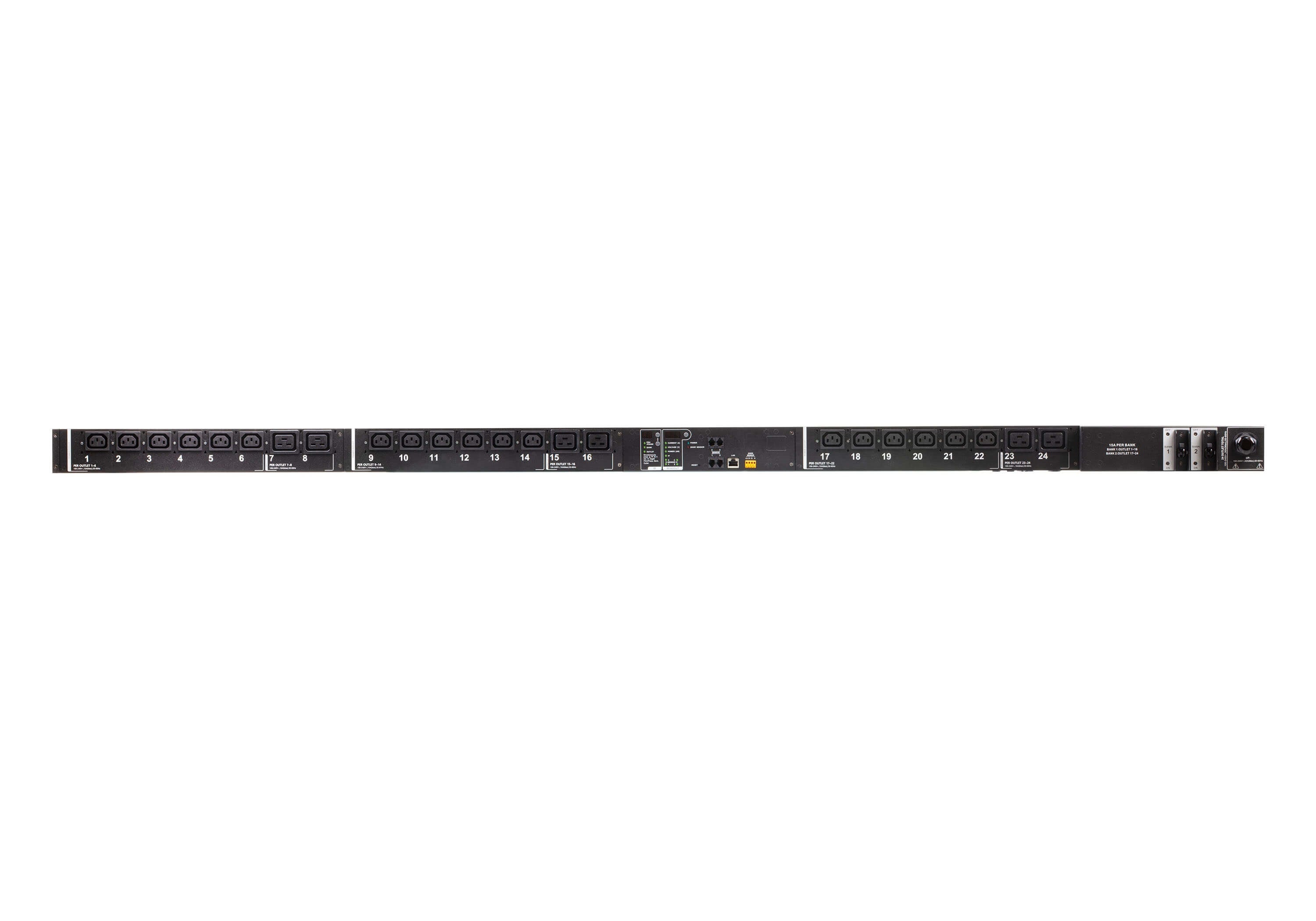 ATEN PE8324G3 IP-PDU 7,4 kVA/7360 VA – 19" Rackmount – C13×18, C19×6 – CEE 32A – für Server & Netzwerkgeräte