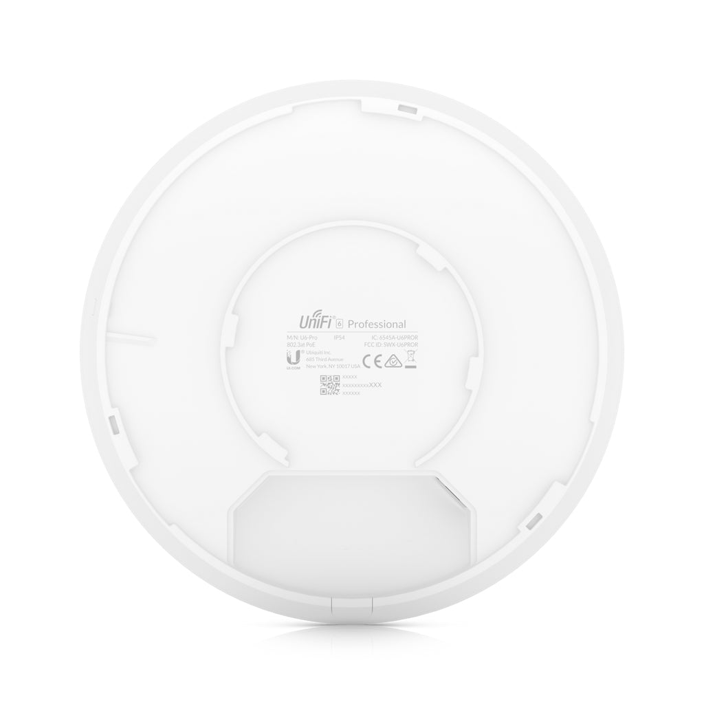 Ubiquiti UniFi U6-Pro Access Point – Wi-Fi 6, Dual-Band (2,4/5 GHz), bis 5,3 Gbit/s, 1G, PoE+, Decke/Wand