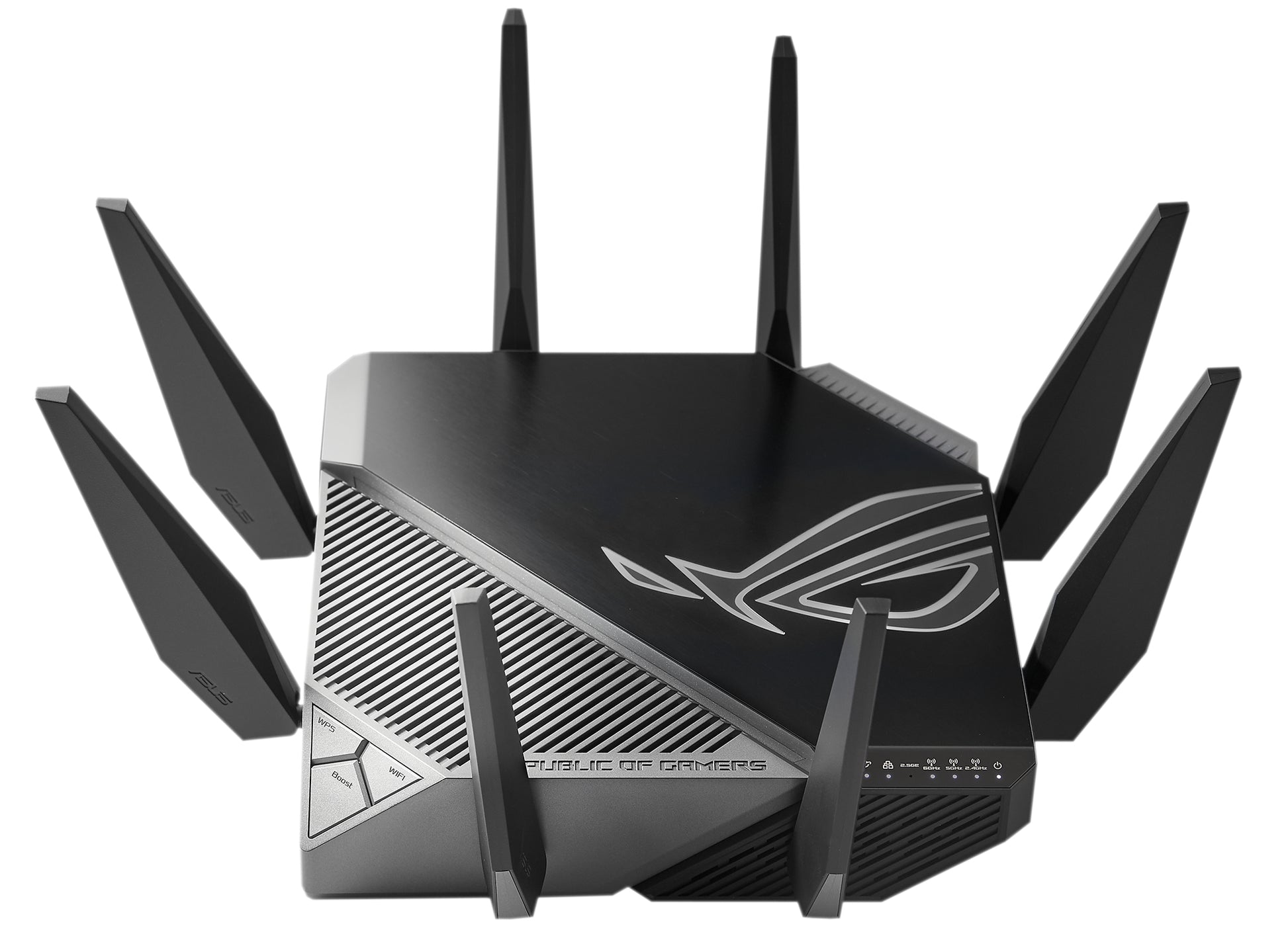 ASUS GT-AXE11000 Tisch-Router – Wi-Fi, Ethernet – Netzstrom 110–240 V – 328 × 328 × 179 mm